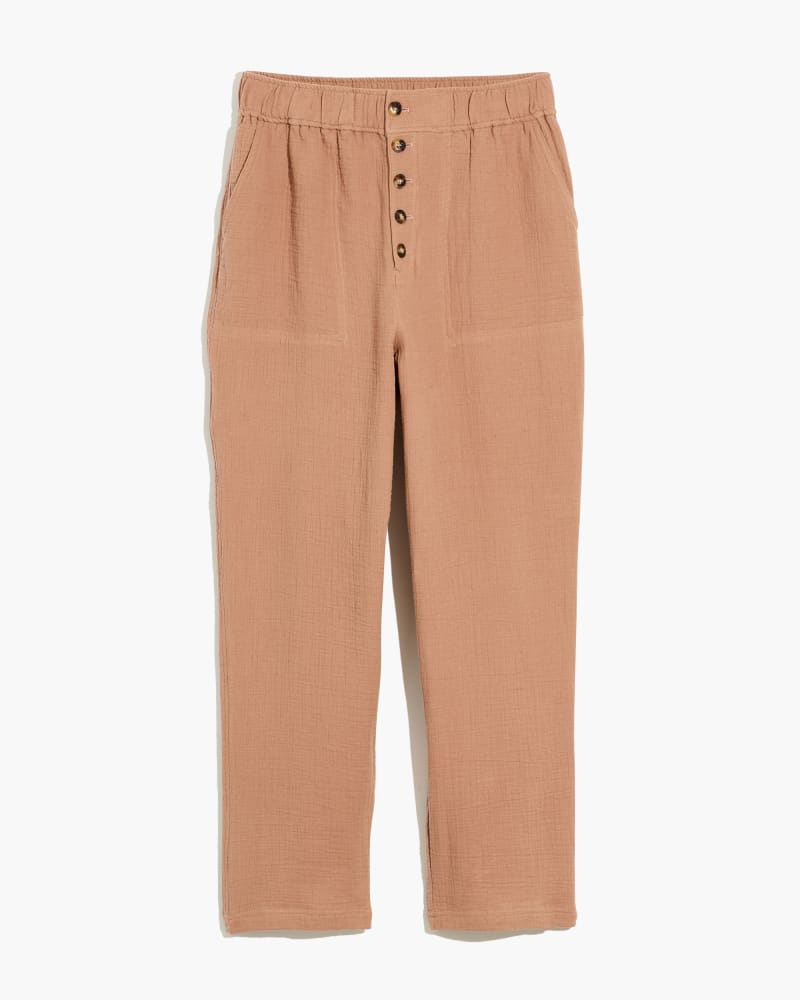 Front of plus size Tapered Button-Front Pant by Madewell | Dia&Co | dia_product_style_image_id:195603